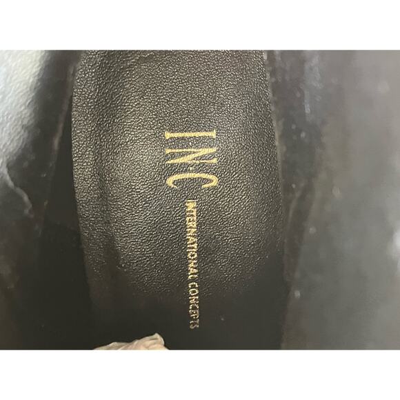 INC International Concepts Leopard Print Ankle Booties Size 6.5 - Picture 5 of 7